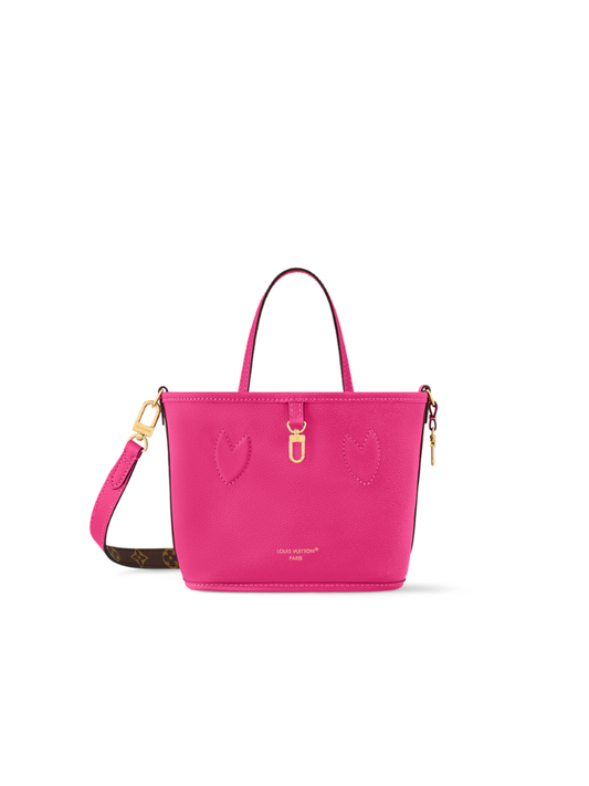 Louis Vuitton | Neverfull Bandoulière Inside-Out BB | Rose Pondichery / Monogram Reversible Leather Tote