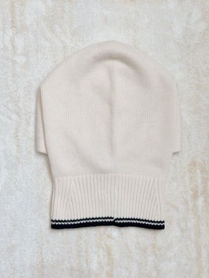 Chanel | Knit Beanie & Scarf Set | Black or White