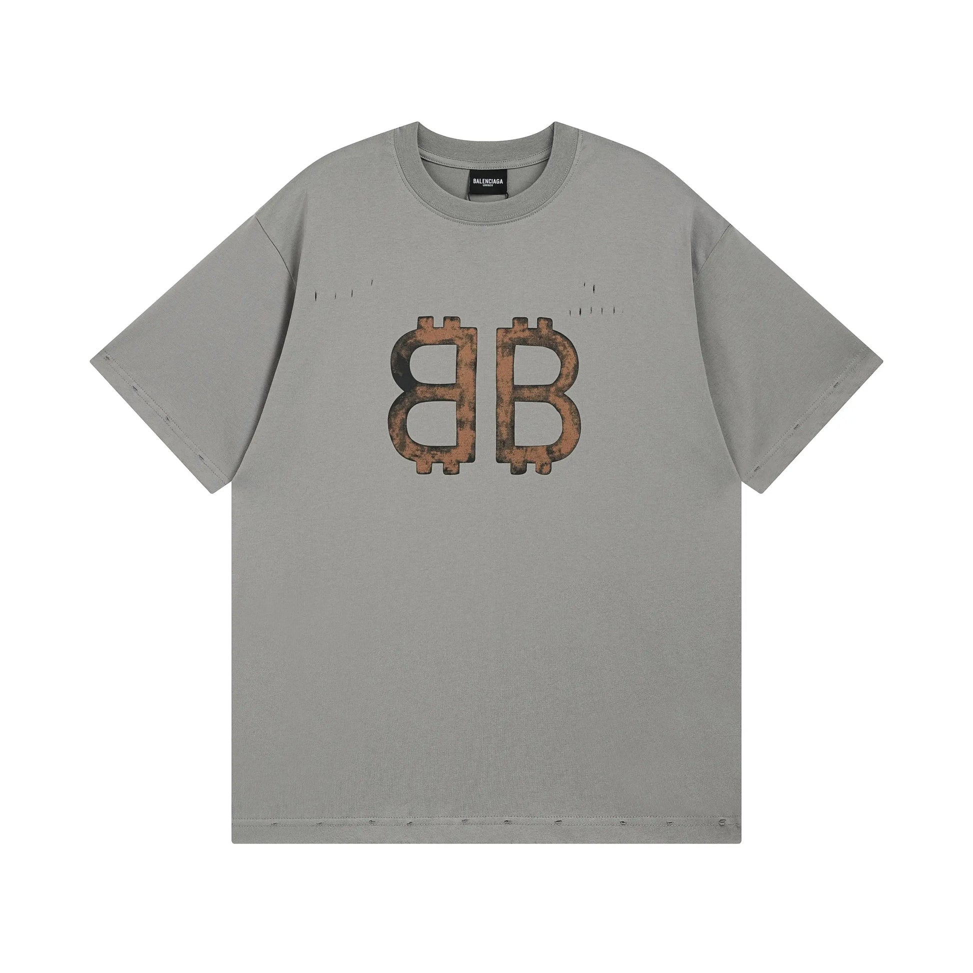 Balenciaga | Distressed Bitcoin Logo T-Shirt - Multiple Colors Balenciaga