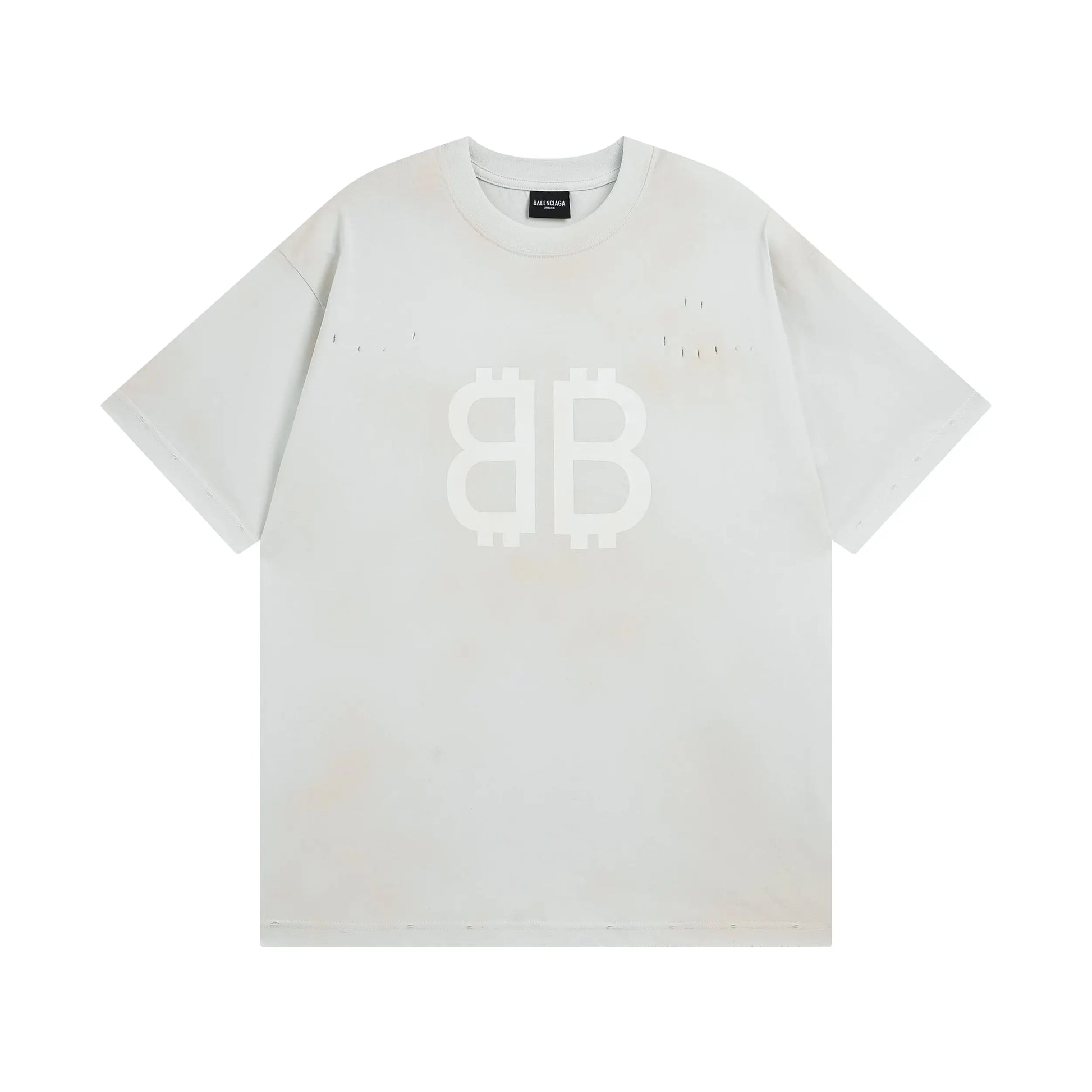 Balenciaga | Distressed Bitcoin Logo T-Shirt - Multiple Colors Balenciaga