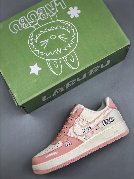 Custom Labubu x Nike Air Force 1 | Pink Cream