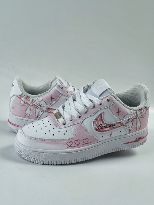 Custom Nike Air Force 1 | Pink Princess Edition