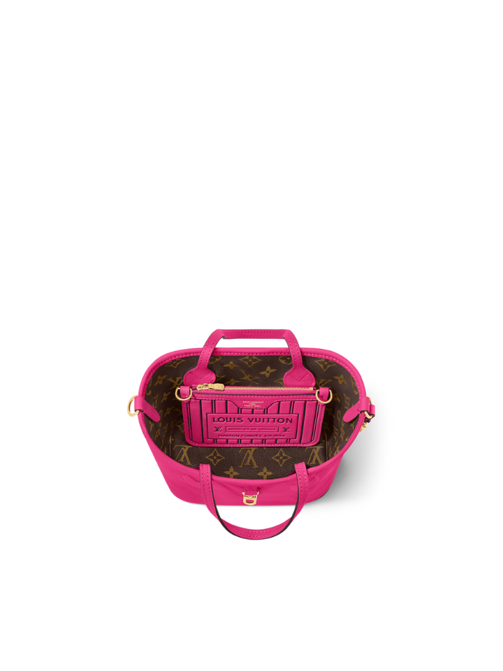 Louis Vuitton | Neverfull Bandoulière Inside-Out BB | Rose Pondichery / Monogram Reversible Leather Tote