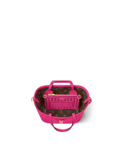 Louis Vuitton | Neverfull Bandoulière Inside-Out BB | Rose Pondichery / Monogram Reversible Leather Tote