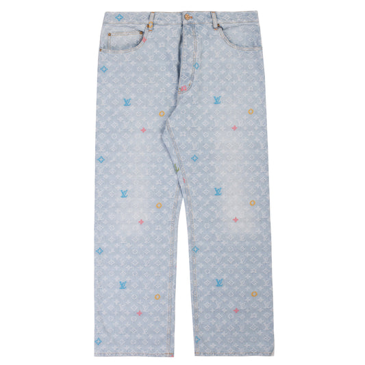 Louis Vuitton | Tyler, the Creator Monogram Denim Pants | Light Indigo