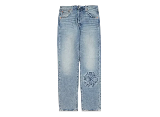Stüssy x Levi’s | Embossed 501 Jeans | Light Wash