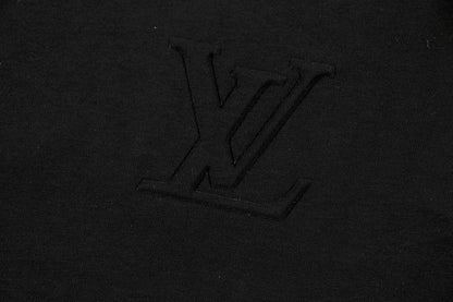 Louis Vuitton | Embossed LV Long-Sleeved T-Shirt in Black & White