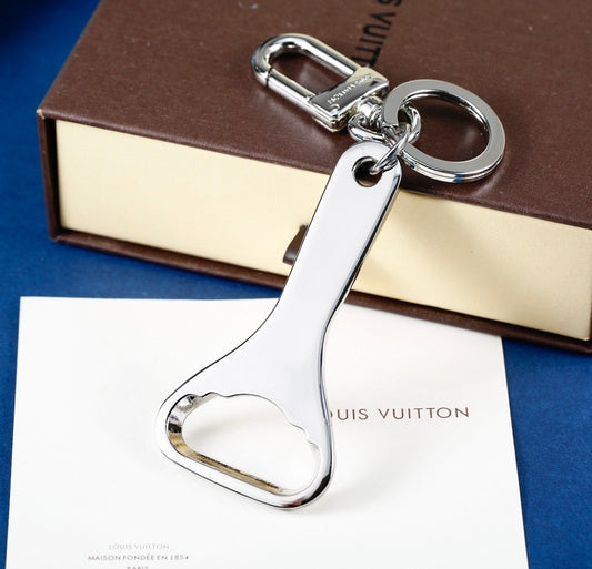 Louis Vuitton c Supreme Bottle Opener Bag Charm | Silver