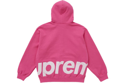 Supreme | Pink Split Logo Zip Hoodie