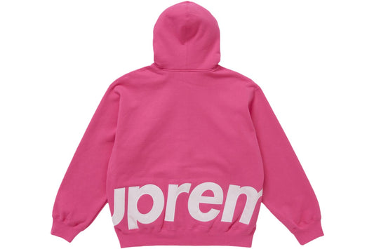 Supreme | Pink Split Logo Zip Hoodie