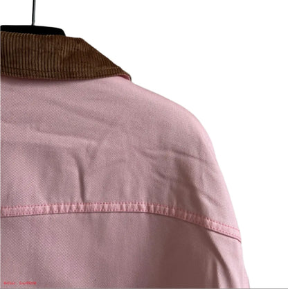 Louis Vuitton | Pink Canvas Work Jacket | Corduroy Collar Louis Vuitton