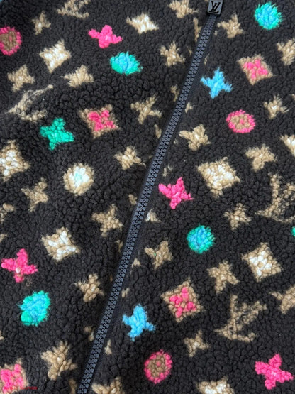 Louis Vuitton | Multicolor Monogram Fleece Zip Jacket Louis Vuitton