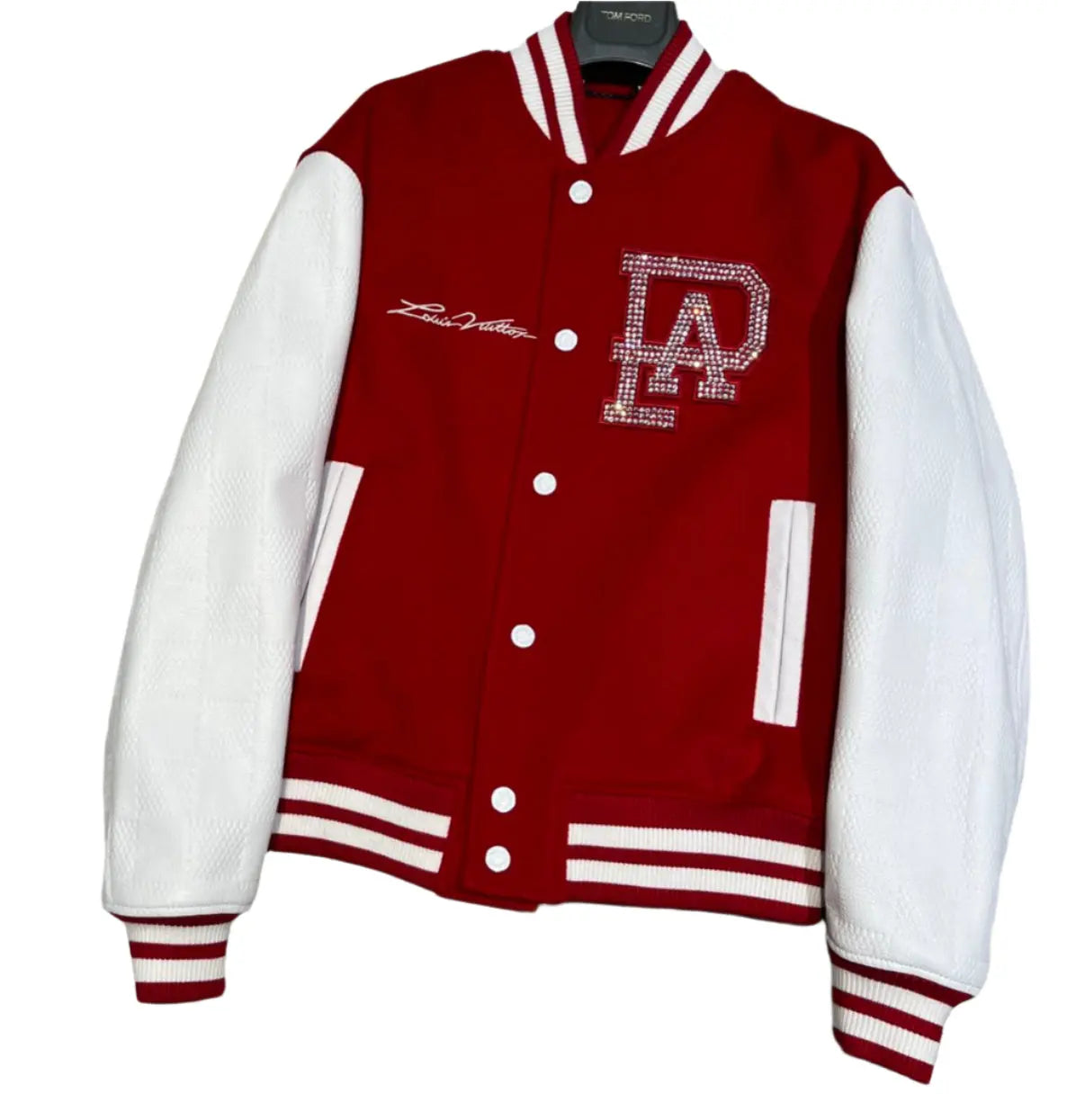 Louis Vuitton | Red & White LA Varsity Jacket Louis Vuitton
