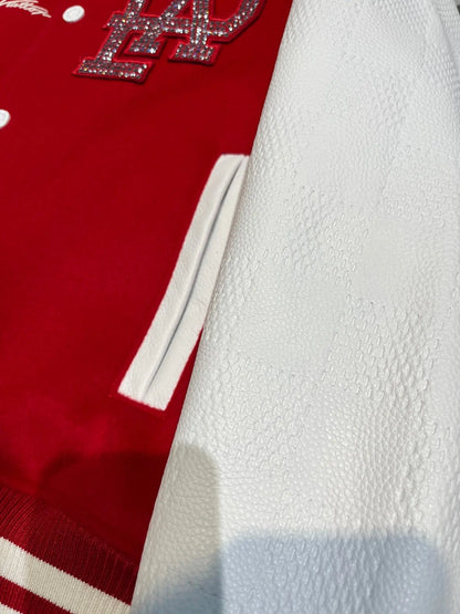 Louis Vuitton | Red & White LA Varsity Jacket Louis Vuitton
