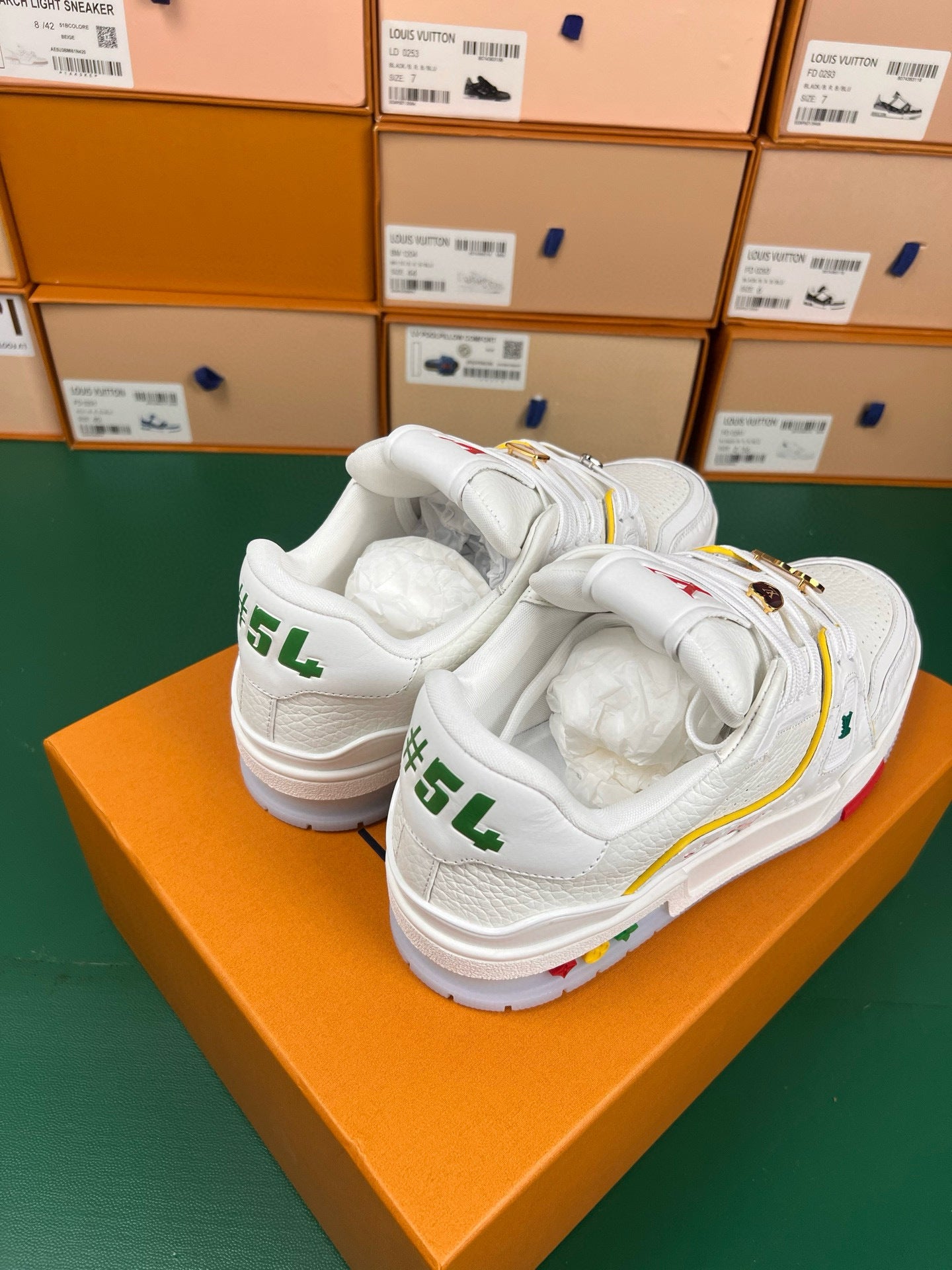 Louis Vuitton | LV Trainer Sneakers | White Multicolor Edition