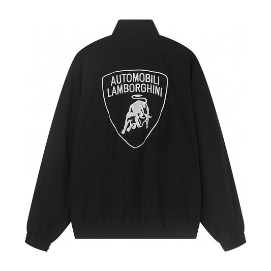 Balenciaga | Lamborghini Automobili Black Zip Jacket