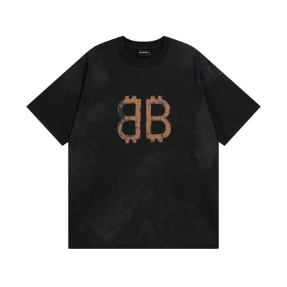 Balenciaga | Rusted BB Bitcoin Logo T-Shirts