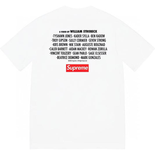 Supreme | “Play Dead” Graphic Tee | White