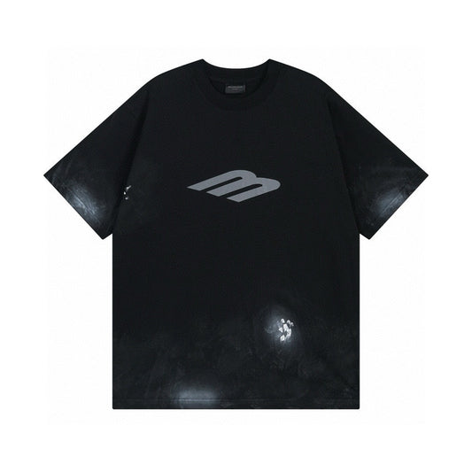 Balenciaga | Tech Logo Tee | White & Black