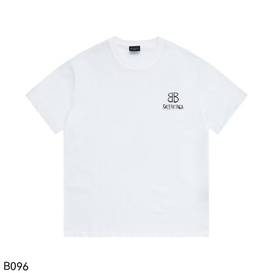 Balenciaga | Dual Logo Tee | White