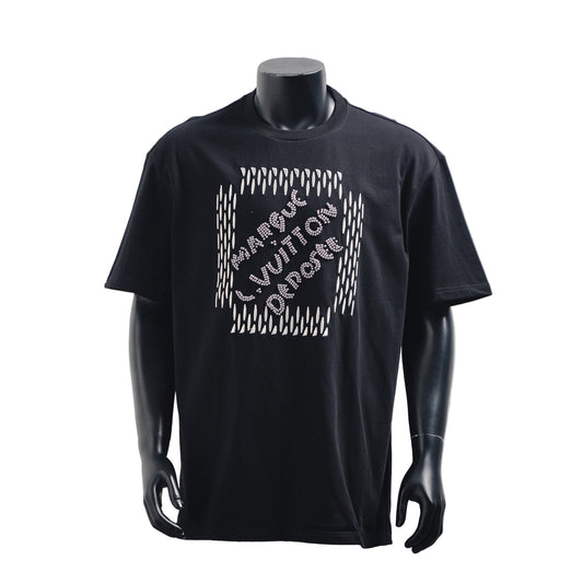 Louis Vuitton | Graphic Monogram Tee | Black & Navy
