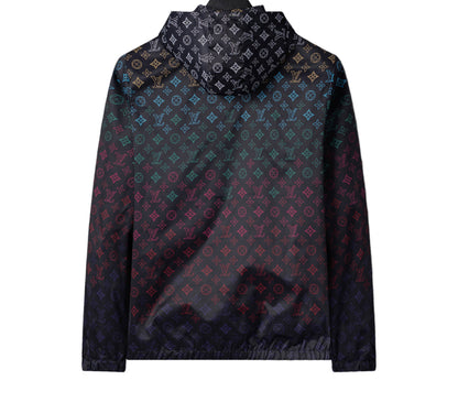 Louis Vuitton | Multicolor Monogram Windbreaker | Black