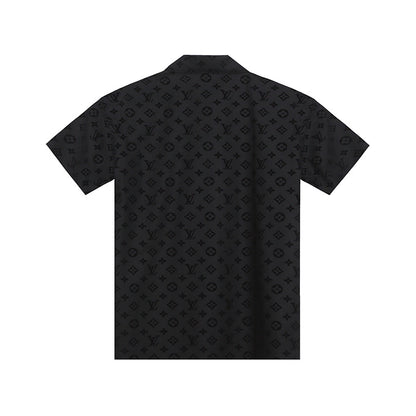 Louis Vuitton | Monogram Short-Sleeve Shirt | Black