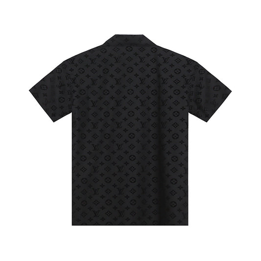 Louis Vuitton | Monogram Short-Sleeve Shirt | Black