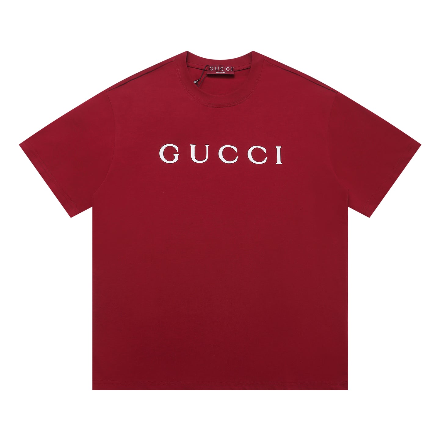 Gucci | Monogram Logo Tee | White, Red & Black