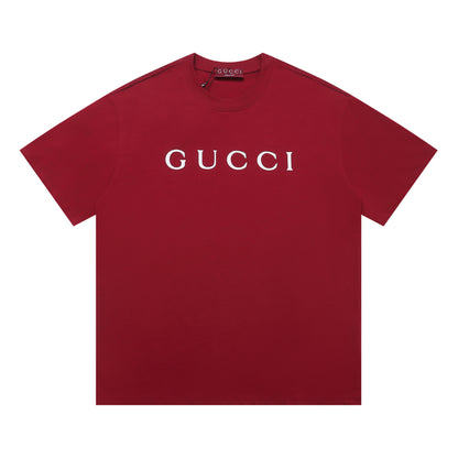 Gucci | Monogram Logo Tee | White, Red & Black