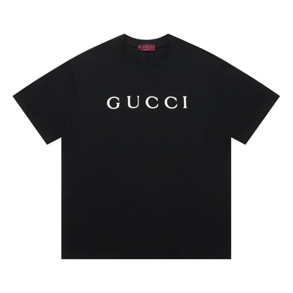 Gucci | Monogram Logo Tee | White, Red & Black
