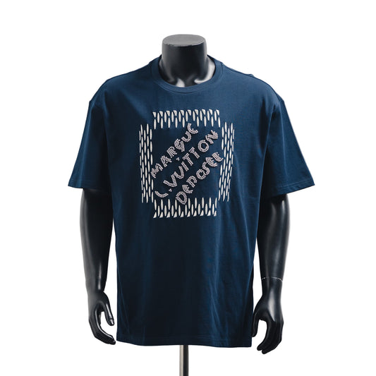 Louis Vuitton | Graphic Monogram Tee | Black & Navy