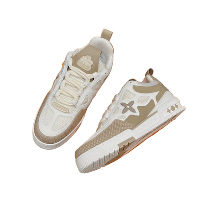 Louis Vuitton | LV Trainer Sneakers | Beige Monogram Flower Edition