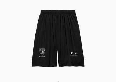 Balenciaga x Lamborghini | Black Mesh ‘Automobili Lamborghini’ Shorts Balenciaga