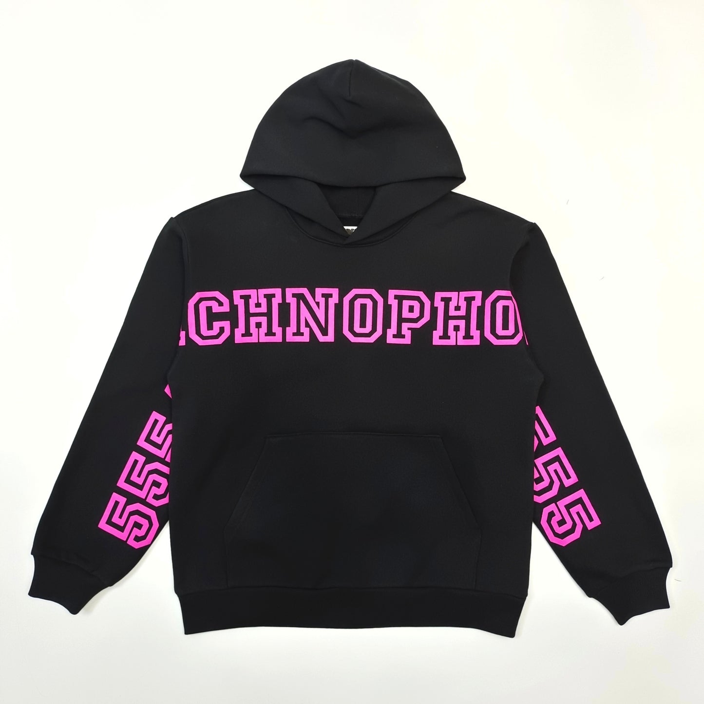 Sp5der | Arachnophobia Tracksuit | Hoodie + Sweat pants|  Black/Pink (Full Set)