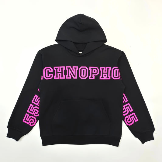 Sp5der | Arachnophobia Tracksuit | Hoodie + Sweat pants|  Black/Pink (Full Set)
