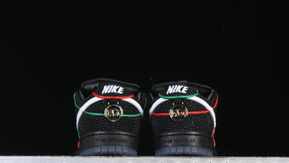 Nike SB Dunk Low | Bronx Girls Skate Black Multi-Color Stitch