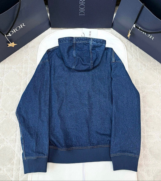 Dior | Blue Denim Zip Hoodie / Jacket