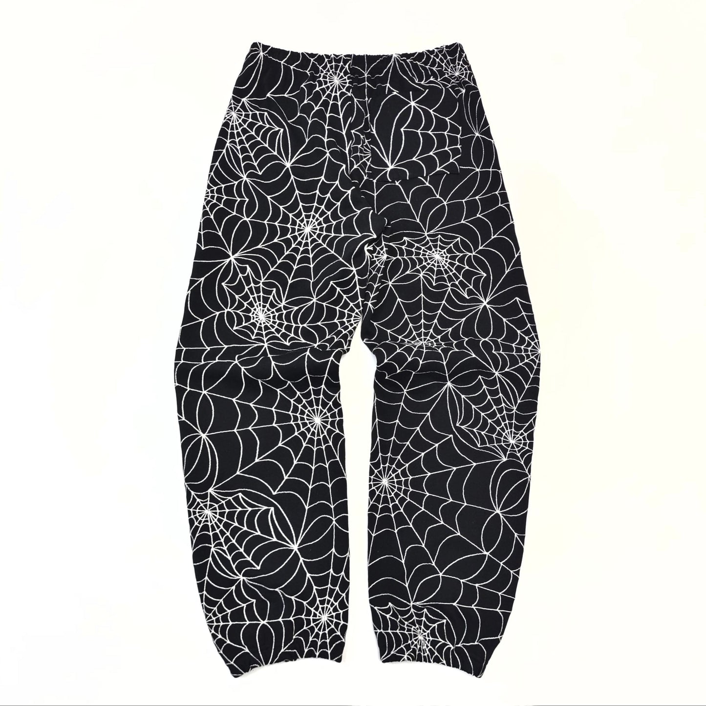 Sp5der | AOP Web Sweatpants | Black