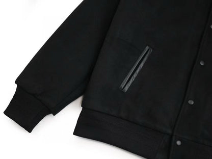 Stüssy | Sport Wool Varsity Jacket | Black, Blue, Beige