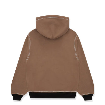Sp5der T&F Zip Hoodie | Brown/Red