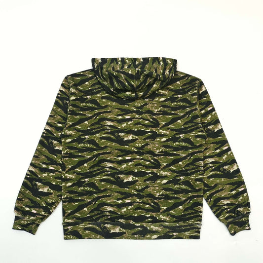 Sp5der | Green Camo Pink Web Hoodie