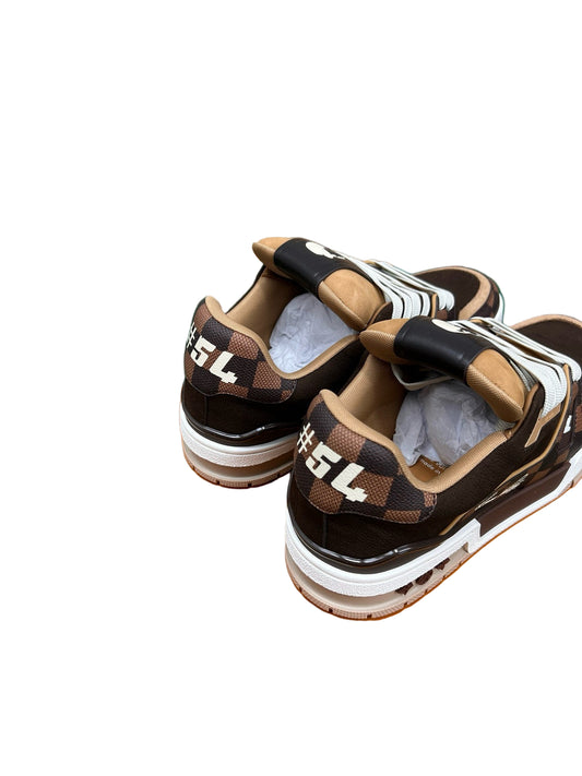 Louis Vuitton | Trainer Sneakers | Brown Monogram Damier Mix