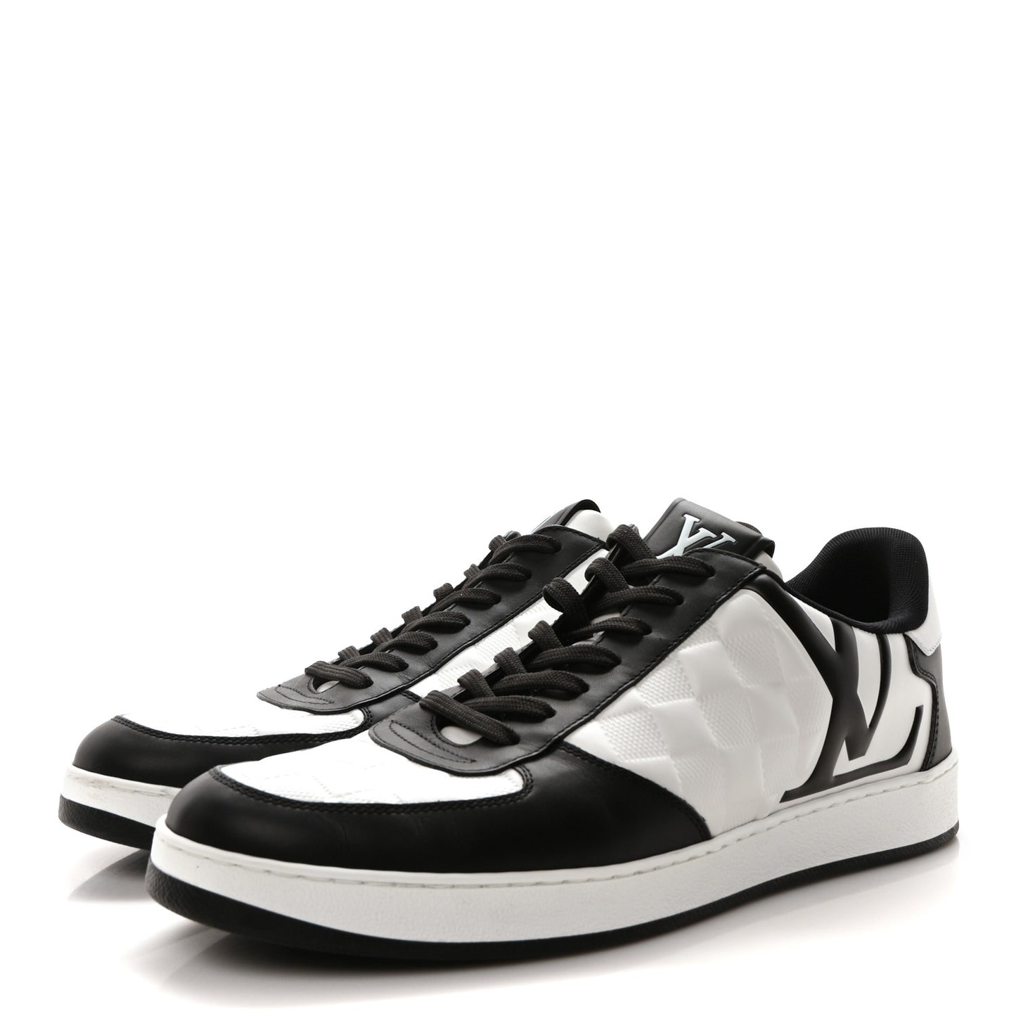 Louis Vuitton | Maxi Damier Rivoli Sneakers | Black/White Edition
