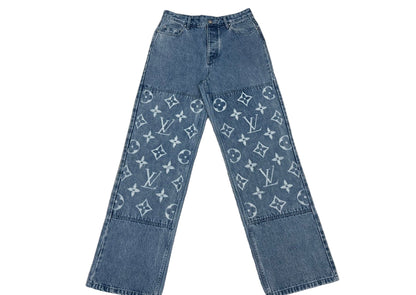 Louis Vuitton | Monogram Denim Jeans | Blue | Straight Fit