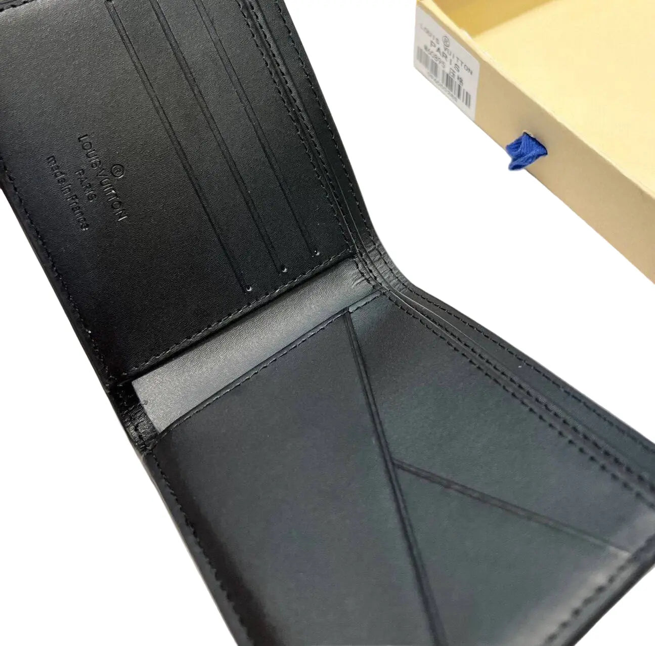 Louis Vuitton | Quilted Black Leather Wallet | Card Holder Louis Vuitton