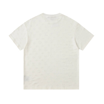 Louis Vuitton | Monogram Jacquard Knit Tee | Black / Grey / White | Oversized Louis Vuitton