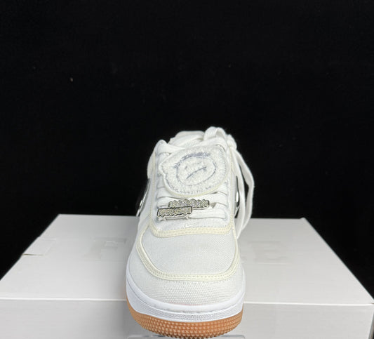 Nike Air Force 1 Low | White Chrome Swoosh Travis Scott
