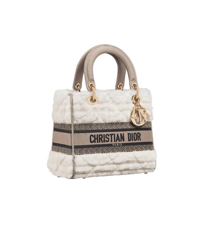 Dior | Medium Lady D-Lite Bag | Ecru Cannage