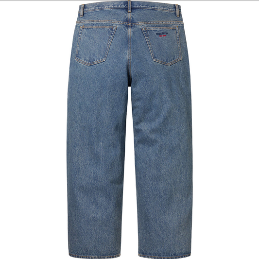 Supreme | Baggy Jeans | Washed Indigo